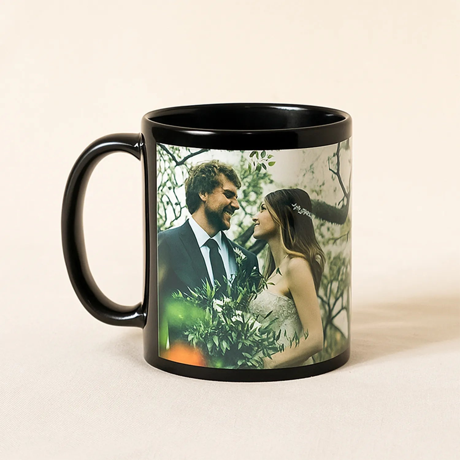 Classic Black Personalised Mug