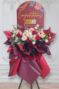 Congratulations Grand Flowers stand for Business Opening