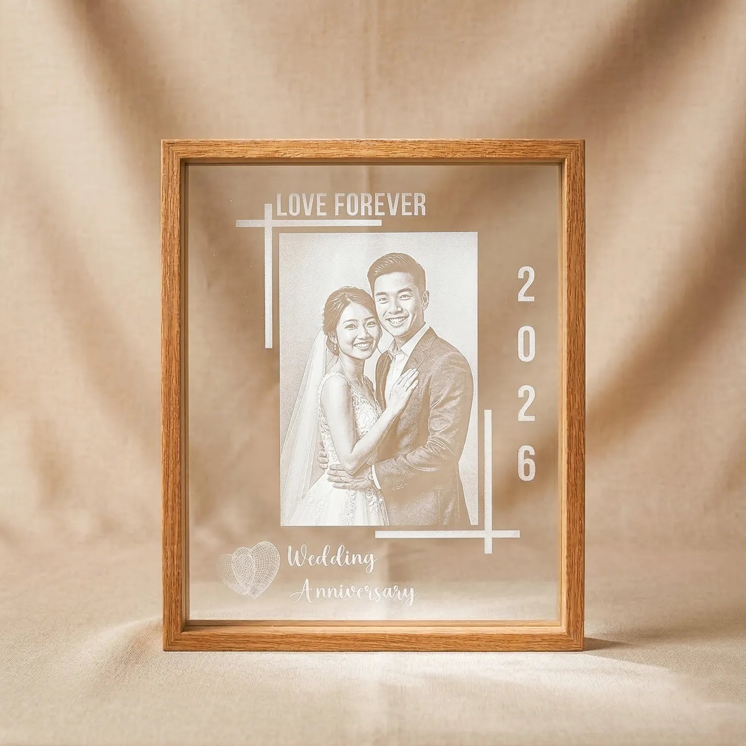 Personalised Anniversary Photo Frame