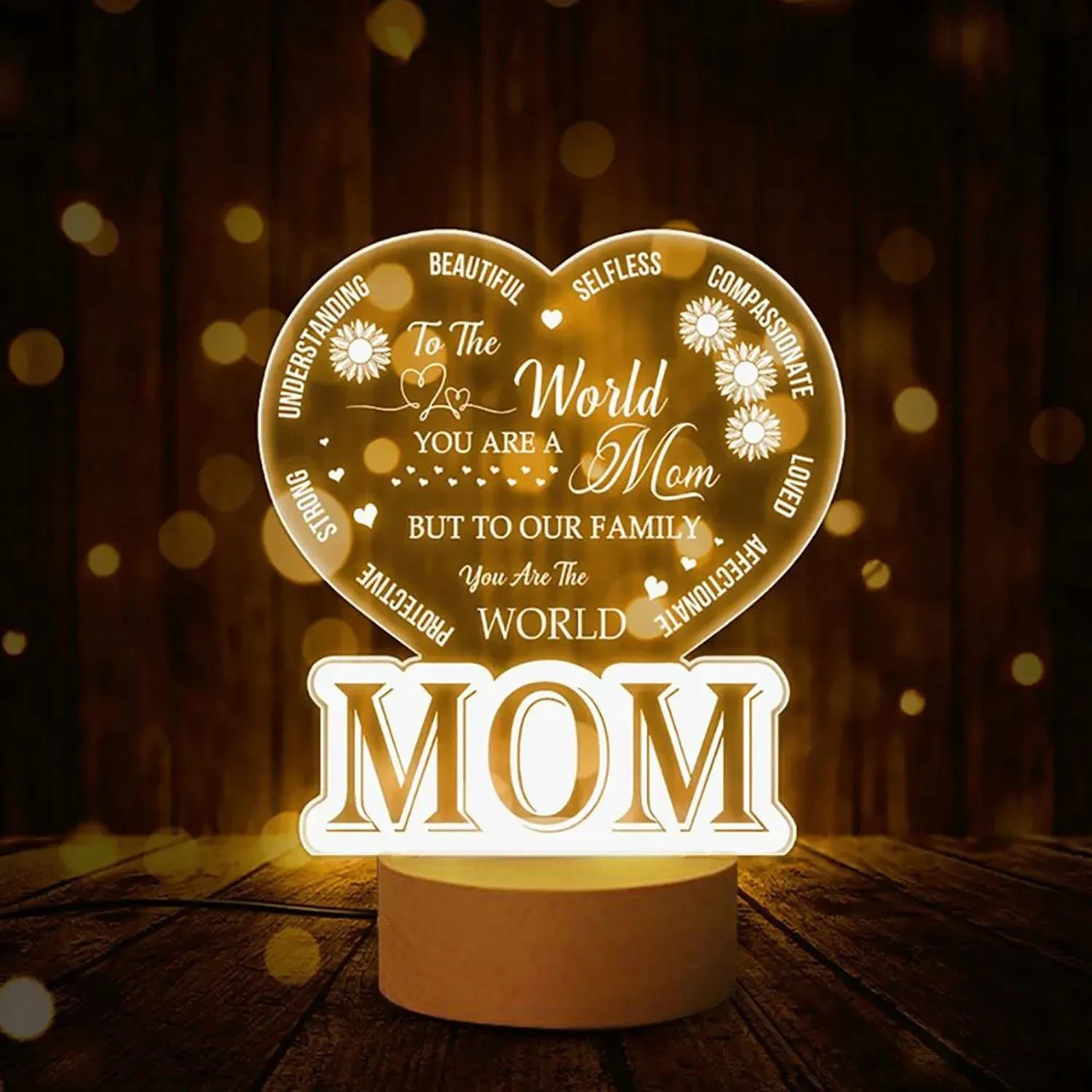 Love Wishes Lamp for Mothers Day