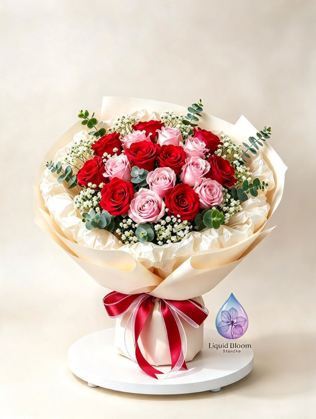 Fresh enchanted blush roses