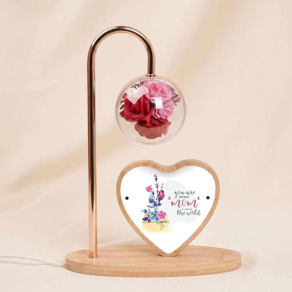 Best Mom in World Flower Lamp for Mother's Day